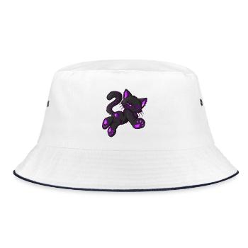 Nikka (Bella Donna‘s wicked world) - Bucket Hat - Weiß/Navy - Vorne