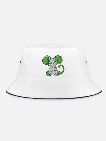 Lyra (Bella Donna‘s wicked world) - Bucket Hat - Weiß/Navy