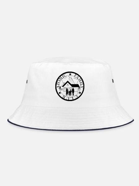 Atomic Family Club - Bucket Hat - Weiß/Navy