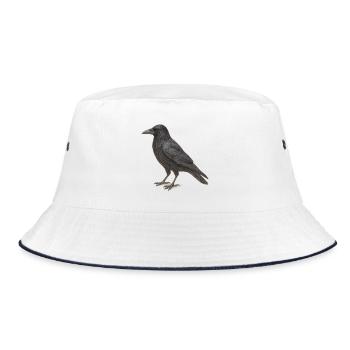 Black Crow - Bucket Hat - Weiß/Navy - Vorne