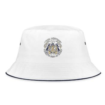Hexenrunde - Bucket Hat - Weiß/Navy - Vorne