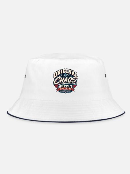 Original Chaos Nerd Edition - Bucket Hat - Weiß/Navy