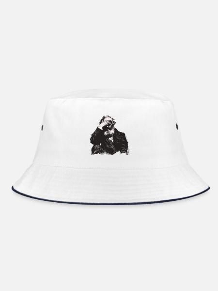 Marx Shocked - Bucket Hat - Weiß/Navy