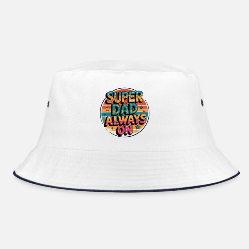 Super Dad Mode Super Papa Modus immer an Bucket Hat