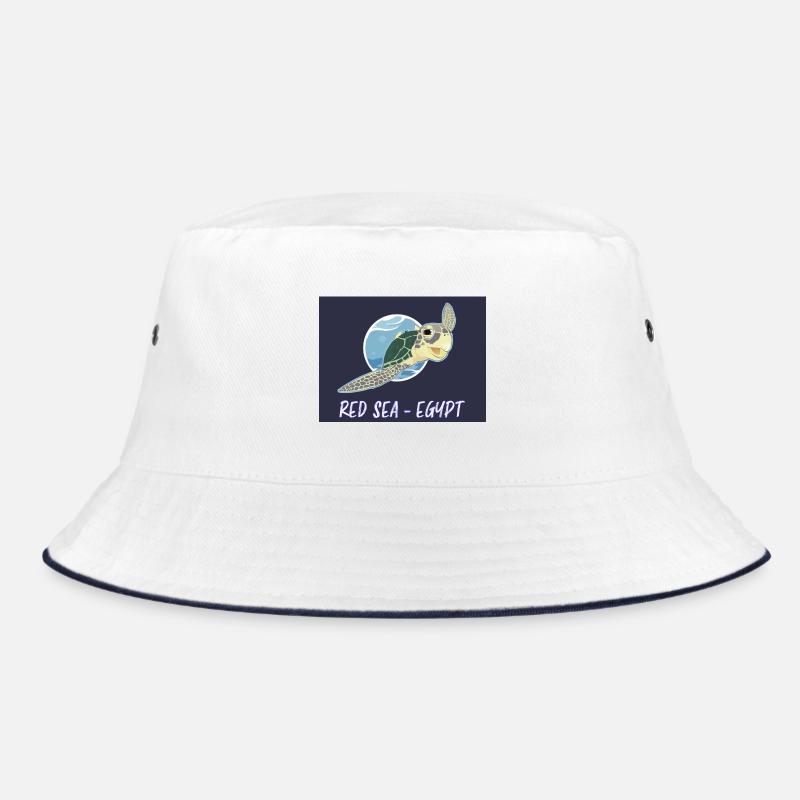 Red SEA Egypt - Turtle Design Bucket Hat