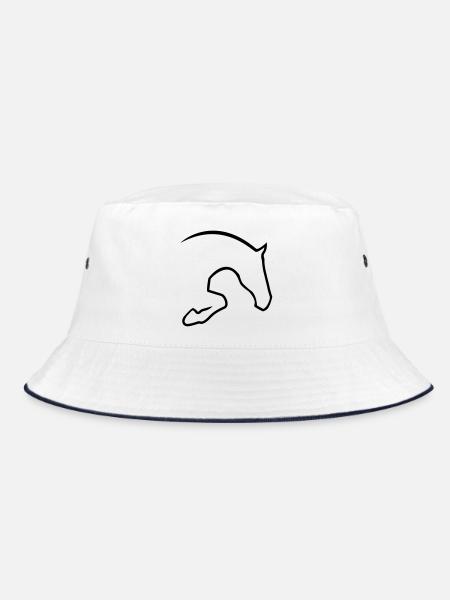 6061912 121498711 springs - Bucket Hat - Weiß/Navy