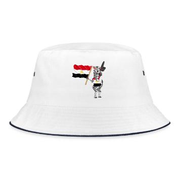 Egyptiens Zebra - Bob - blanc/marine - Devant