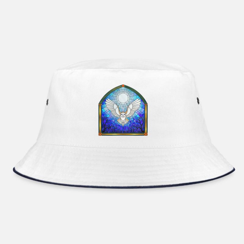 Owl and Moon Bucket Hat