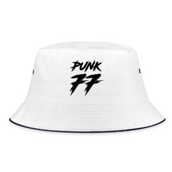 Punk - Bucket Hat - white/navy - Front