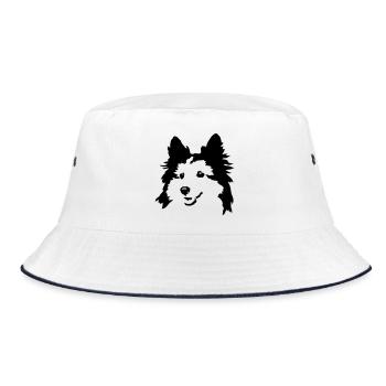 chien - Bob - blanc/marine - Devant
