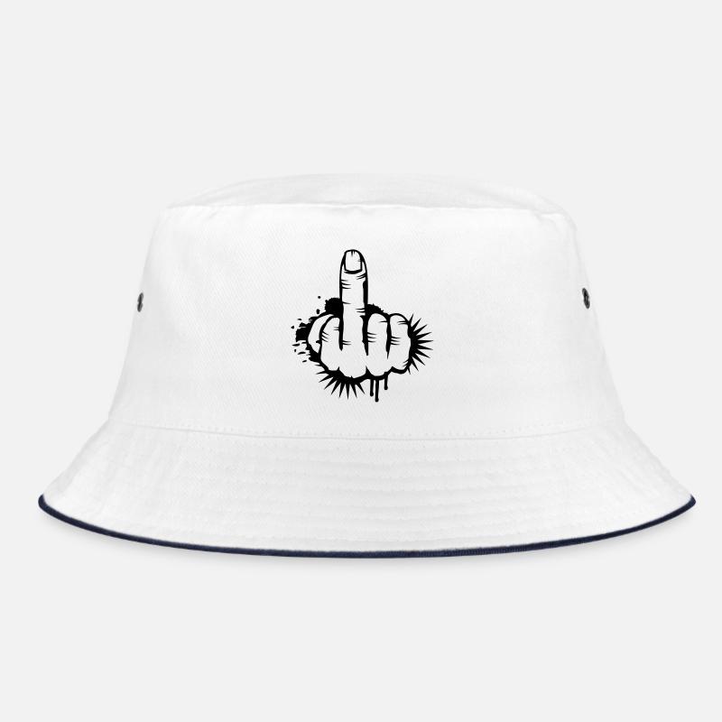 Middle finger Graffiti Bucket Hat