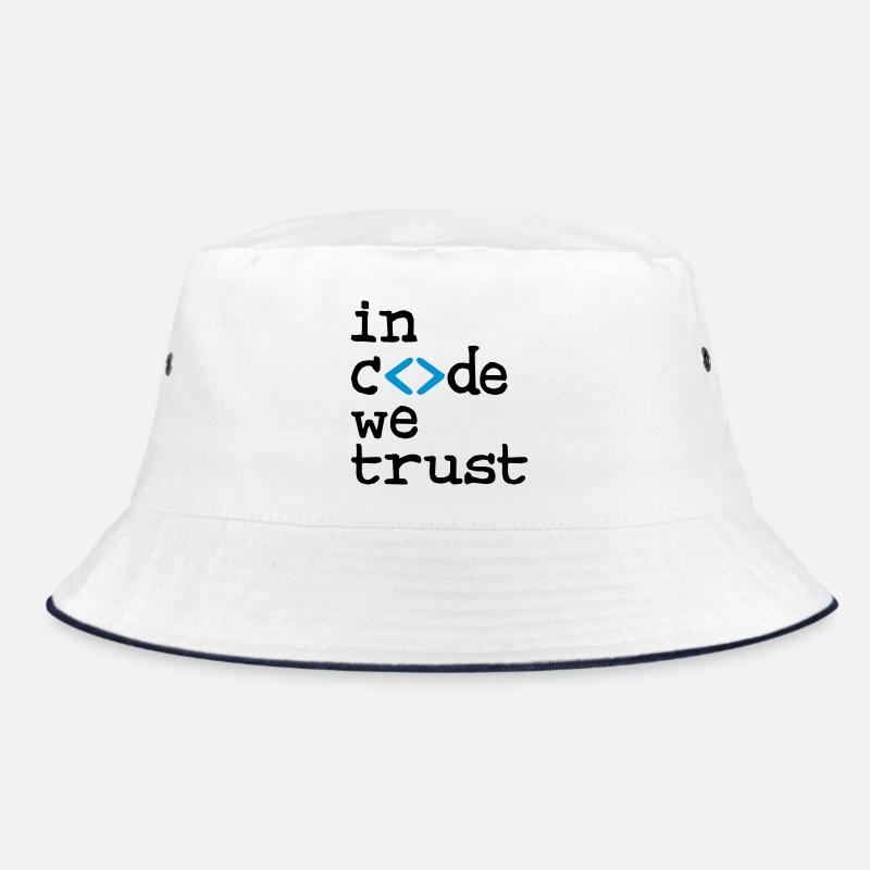in code we trust ! Bucket Hat