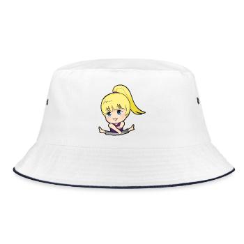 Chibi Anime Manga Splitkick - Bob - blanc/marine - Devant