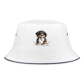 Happy Bernese Mountain Dog - Bob - blanc/marine - Devant