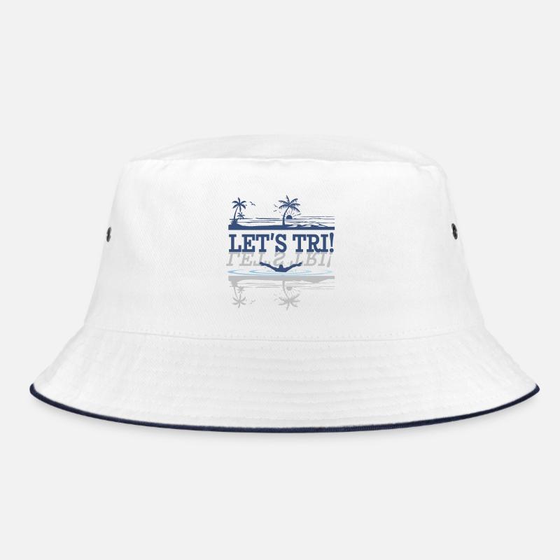 Triathlon - Let's Tri! Bucket Hat