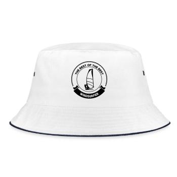 Windsurf Windsurfing Windsurfen Planche à voile - Bucket Hat - white/navy - Front