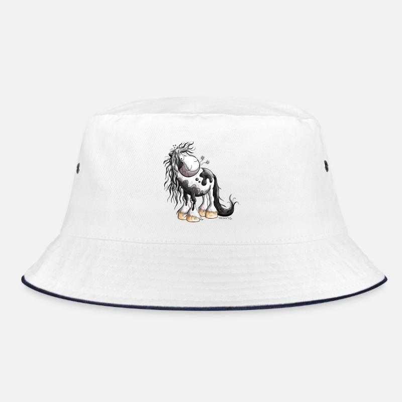 Lustiger Irish Tinker Schecke Pferd Pferde  Bucket Hat