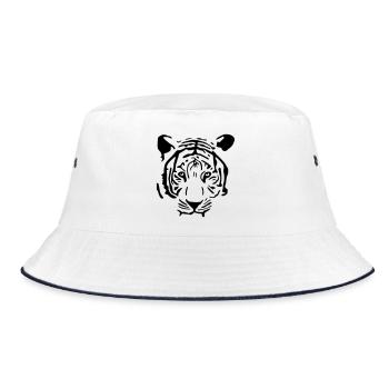 Tigre blanc - Bob - blanc/marine - Devant