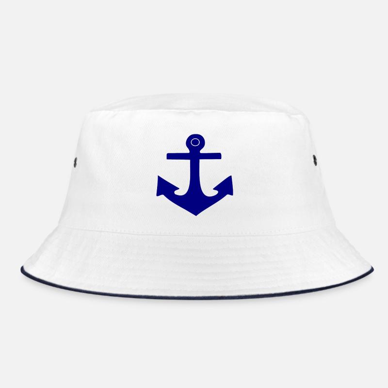 Anchor Northern Germany Sailor Sailor Captain Bucket Hat