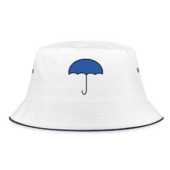 parapluie - Bob - blanc/marine - Devant