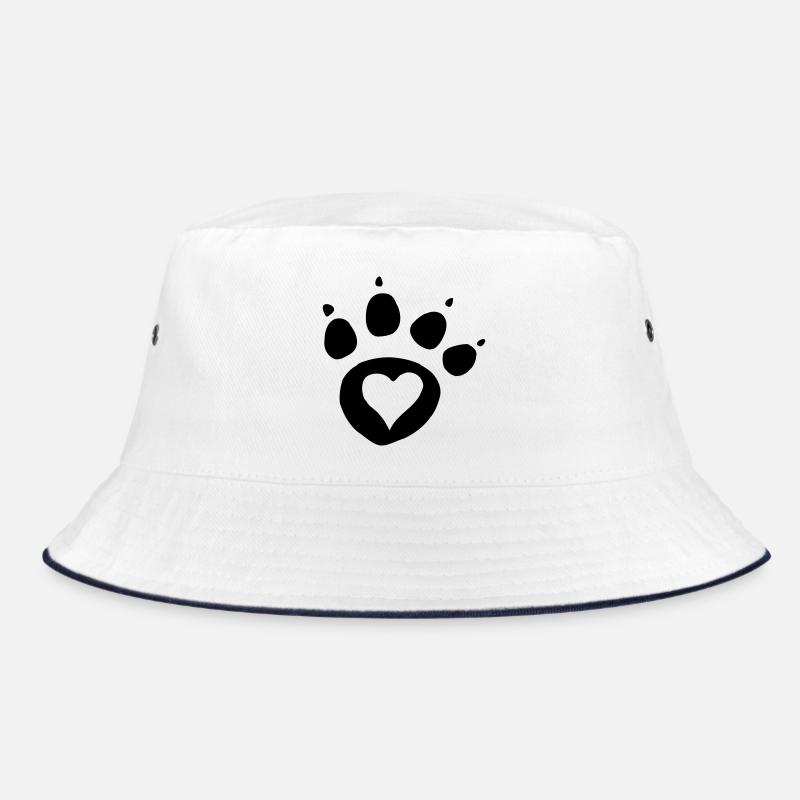 Empreinte de patte de chien patte avec cœur j’adore chien chat Bob