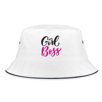 Girl Bos-s - Bucket Hat - white/navy - Front