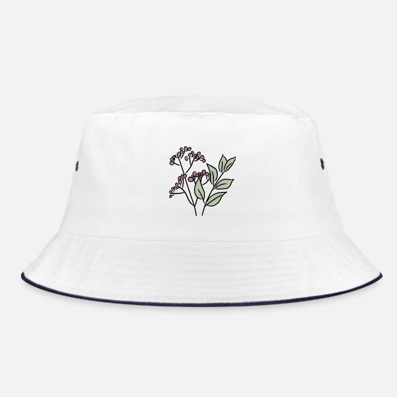 Blätter und Beeren Bucket Hat