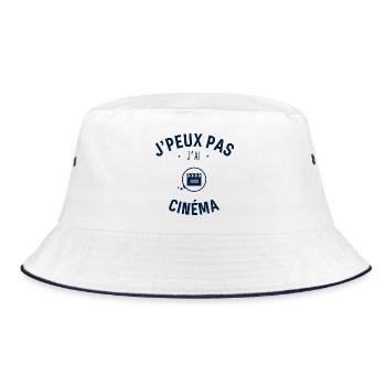 J peux pas j ai Cinéma - Bob - blanc/marine - Devant