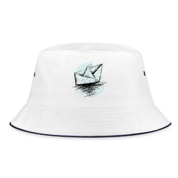 Bateau Origami Teal Splash - Bob - blanc/marine - Devant