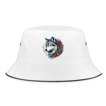 Loup - Bob - blanc/marine - Devant