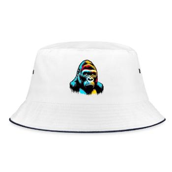 Gorille - Bob - blanc/marine - Devant