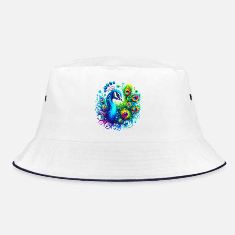 Peacock Bucket Hat
