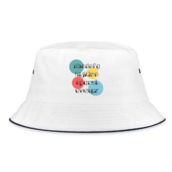 MISTRESS. THANK YOU. THANK YOU MISTRESS. MISTRESS - Bucket Hat - white/navy - Front