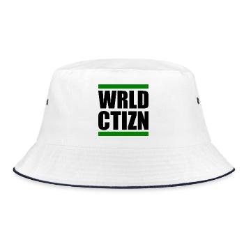 Wrld ctizn - world citizen - Bob - blanc/marine - Devant