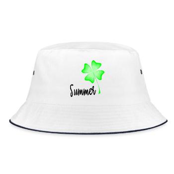MISTRESS. MASTER. TEACHER. SCHOOL. MISTRESS - Bucket Hat - white/navy - Front