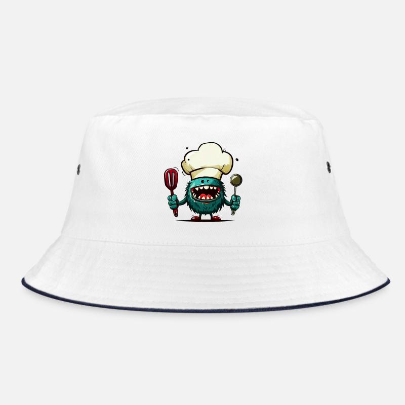 Alien Extraterrestrial Martian Cook Chef Bucket Hat