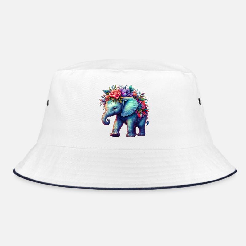 Éléphant avec des fleurs Bob
