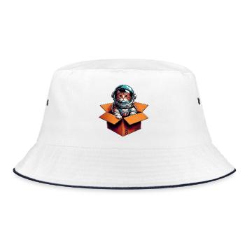 Chat astronaute - Bob - blanc/marine - Devant