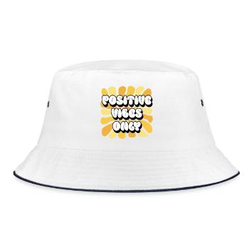 Ondes positives Uniquement des affirmations positives Soleil - Bob - blanc/marine - Devant