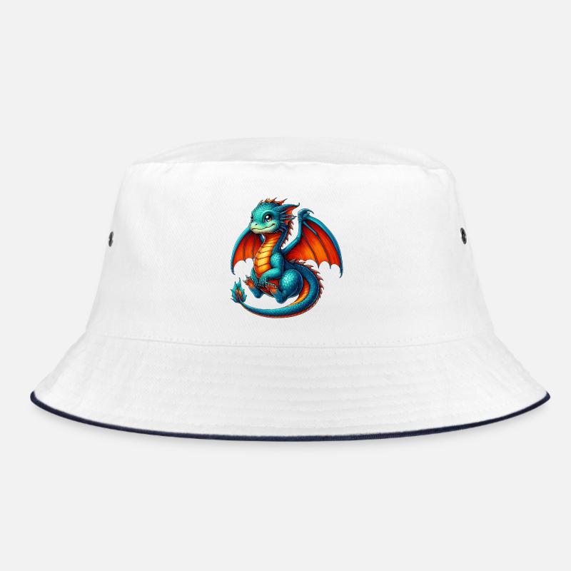 Dragon - Bob - blanc/marine