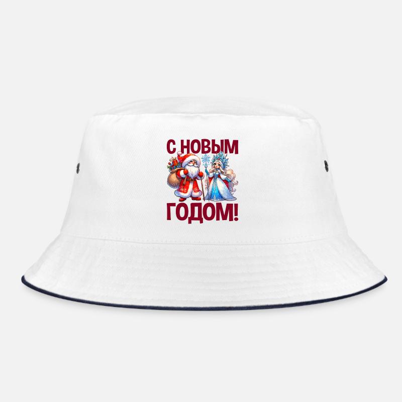 Ded Moroz Snegurotschka russischer Weihnachtsmann Bucket Hat