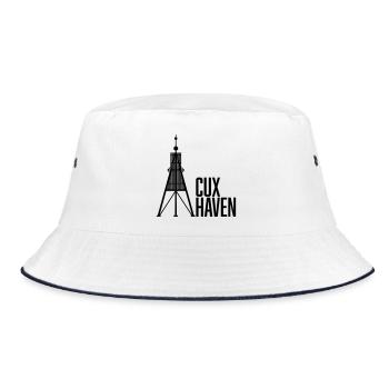 Cuxhaven Ball Barge - Bucket Hat - white/navy - Front