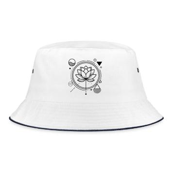 Lotus Zen – Calme, Force et Énergie - Bob - blanc/marine - Devant