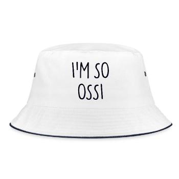 JE SUIS TELLEMENT OSSI Est - Bob - blanc/marine - Devant