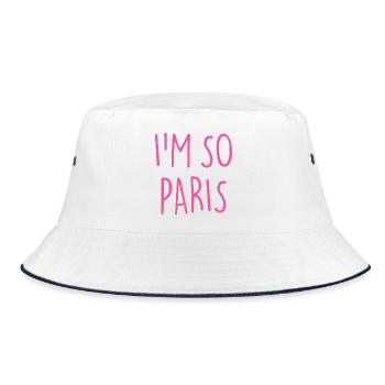 JE SUIS TELLEMENT PARIS - Bob - blanc/marine - Devant