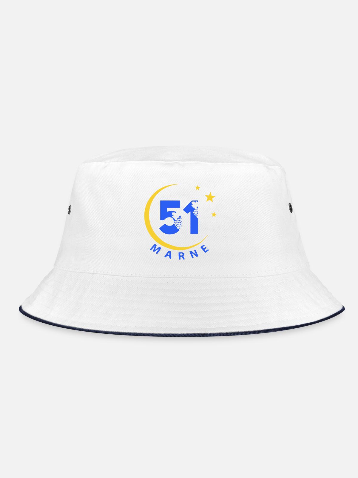 51 - Bob - blanc/marine - Devant