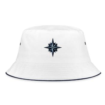 Étoile polaire en bleu sarcelle noir et blanc - Bob - blanc/marine - Devant
