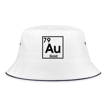 AU Gold – Conception d’éléments d’ombre - Bob - blanc/marine - Devant