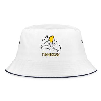 PANKOW, a district of Berlin - Bucket Hat - white/navy - Front
