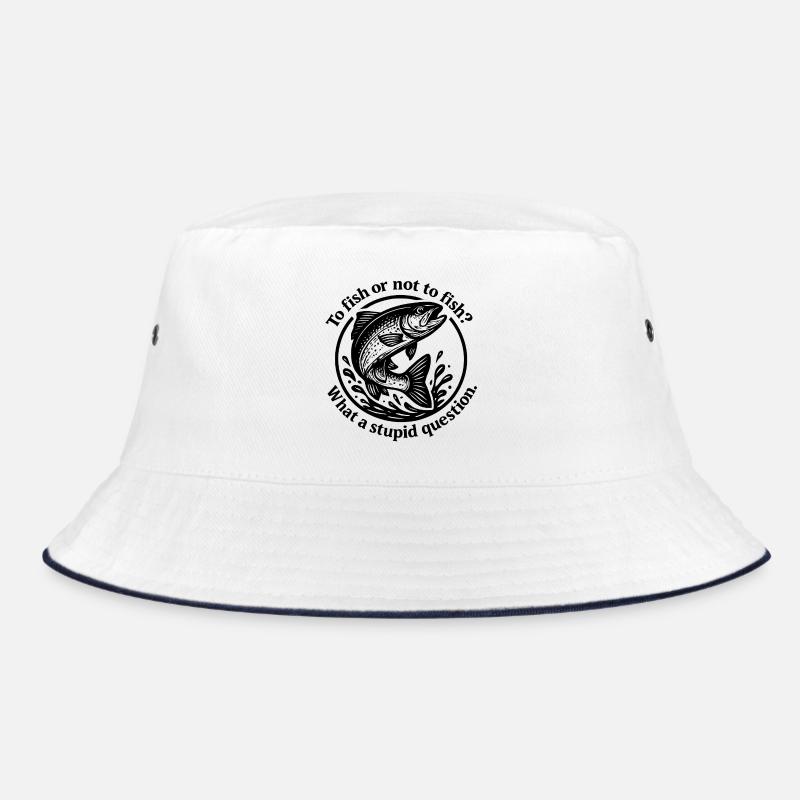 Fish Source Question Motive Bucket Hat